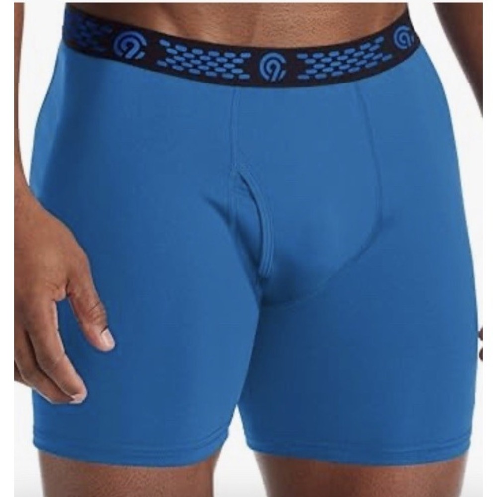 Men's Boxer Briefs 3 Pk C9 Champion‎ Black Gray Blue Size Small